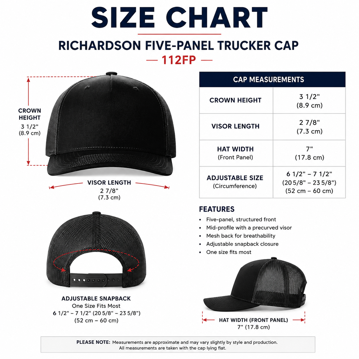 DAD Patriotic Camo Trucker Hat | Richardson Style Snapback | Father’s Day Hat for Dad