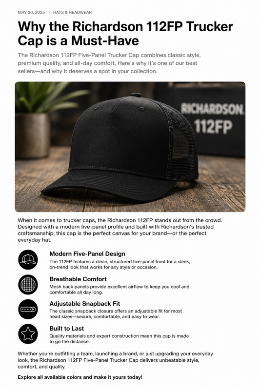 Why the Richardson 112FP Trucker Cap Is a Must-Have