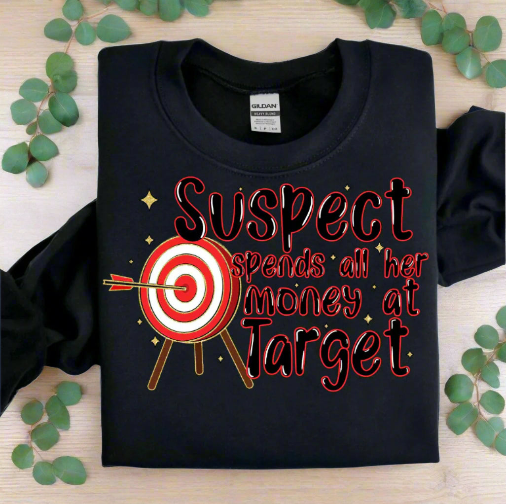 Suspect Spends All Her Money at Target