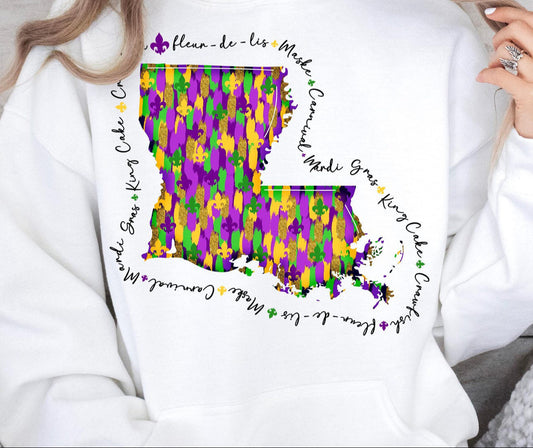 Mardi Gras Boot