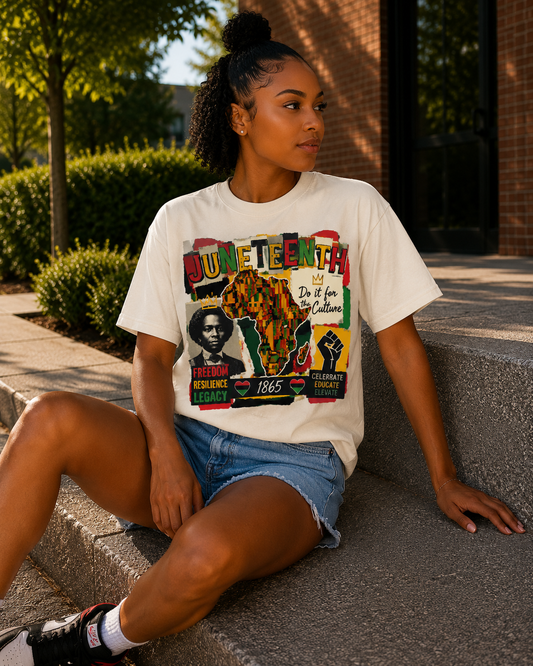Juneteenth 1865 Comfort Colors® Graphic Tee – Do It For The Culture Shirt | Freedom Legacy T-Shirt